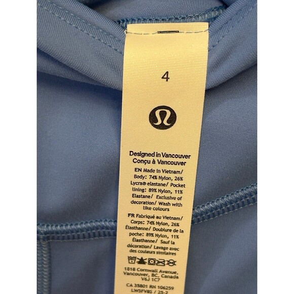 Lululemon Wunder Under SmoothCover 
HR Tight 25" size 4 new with tags Pool - Picture 5 of 6